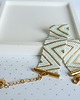 bransoletki ze szkła Bransoletka Mint & Gold 6