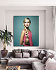 obrazy Zamyslona Twiggy    -  Obraz lub Plakat 2