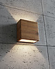 kinkiety Lampa drewniana Kinkiet Orzech 20cmx20cm DREWNO 2