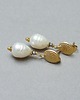 kolczyki pozłacane Kolczyki pozłacane Pearls [white] perły vol. 27  3