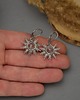 kolczyki wire wrapping Kolczyki słońce kryształ górski wire wrapping słoneczka 3