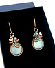 kolczyki wire wrapping Kolczyki z amazonitem 3