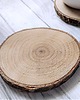 podkładki do kuchni Drewniana podkładka gładka, plaster drewna brzozy 3