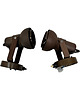 kinkiety Para kinkietów reflektorków vintage Space Age Geri typ 0718/C Niemcy lata 70. 1