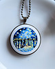 wisiory Gwiaździsta noc, van Gogh, naszyjnik porcelanowy 3