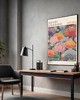 plakaty PLAKAT dekoracyjny , kwiaty Yayoi Kusama, łąka abstrakcyjna 2