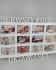 ramki na zdjęcia Multiramka ramka na zdjęcia imię dziecka mdf 12 zdjęć 15x10 poziom 1