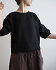 bluzki - inne Bluzka "COSMOS" black 100% len 5