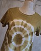 t-shirt damskie T-shirt shibori farbowany roślinami Onion 1