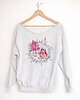 bluza bez kaptura damska You are enough Szary gruby Z 1