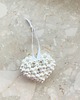 bombki PEARL HEART Preciosa White  zawieszka bombka 1