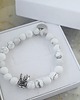 bransoletki z kamieni naturalnych Bransoletka SILVER CROWN + czarne cyrkonie 3