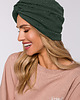 czapki damskie Czapka typu turban-mil zieleń(M-601) 1