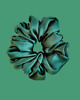 gumki do włosów Gumka jedwabna, scrunchie, frotka bottle green MAXI 2