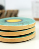 podkładki do kuchni Ceramiczne podkładki pod kubek - pawie oko 6