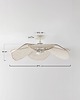 lampy wiszące Lampa sufitowa, różowa, Benavid Ø75 cm 3