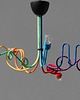 lampy wiszące Lampa "chaos" 200 cm długości 4