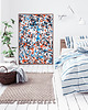 plakaty Plakat Abstrakcja Orange Blue 4