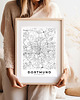 plakaty Plakat Mapa Dortmund 1