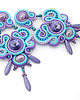 kolczyki soutache Kolorowe boho kolczyki 1