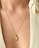 srebrne naszyjniki Naszyjnik SNAIL silver-gold 2