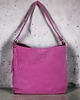torby na ramię Zamszowa torba Shopper Bag, fuksja. Duża torebka na ramię skóra zamszowa 1