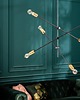 lampy wiszące Lampa wisząca Variation czarna złota 98cm 2