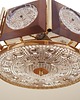 lampy wiszące Żyrandol mosiężny, duński design, lata 70, produkcja: Dania 2