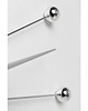 zegary Zegar 60cm srebrny metalowy 4