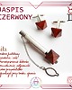 spinki do mankietów Komplet spinek z jaspisem czerwonym 1