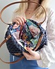 torby na ramię Torebka na ramię " Boho Weave Bag" z skórzaną klapką 3