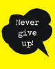plakaty POSTER - Never give up! 1
