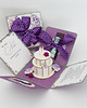 kartki scrapbooking Pamiątka ślubu, exploding box, kartka 3d na wesele cytryny 2
