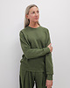 komplety damskie Sarai wygodny komplet bluza i szerokie spodnie z zakładkami Khaki 5