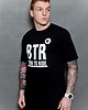 t-shirty męskie T-shirt Born To Ride BTR black 1