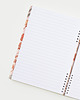 kalendarze i plannery NOTES KWIATY POLSKIE B5  160 stron  SZARE LINIE 3