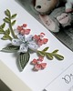 obrazy Ramka podziękowanie dla lekarza ze zdjęciem dziecka i kwiatami quilling 2