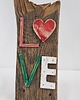 Ozdoby na ścianę Tabliczka LOVE 3