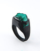 pierścionek z żywicy Pierścień z malachitem 3