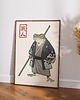 plakaty Plakat Japoński - Samuraj Żaba 5