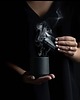 świeczniki i świece Origami Grahite Black - świeca z czarnej porcelany 1