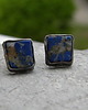 kolczyki z miedzi Lapis lazuli - sztyfty 2