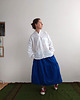 koszule damskie  100% len koszula oversize WHITE_STAR 4