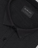 koszule męskie Koszula raguza 00498 długi rękaw czarny slim fit 1