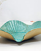 miski i misy Duża misa dekoracyjna - turkusowa muszla 6