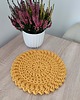 podkładki do kuchni Podkładka szydełkowa boho ze sznurka 26cm 2