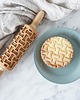 wałki do ciasta WICKER BASKET - mini grawerowany wałek do ciasta 2