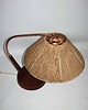 lampy stołowe Lampa stołowa Temde, Szwajcaria lata 60.  Tek, Vintage 2