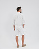 spodnie męskie Lniane spodenki SUNRISE pure white 3