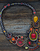 kolie Autumn Garden- naszyjnik soutache 1